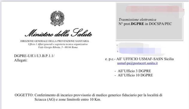 Rino-medico fiduciario